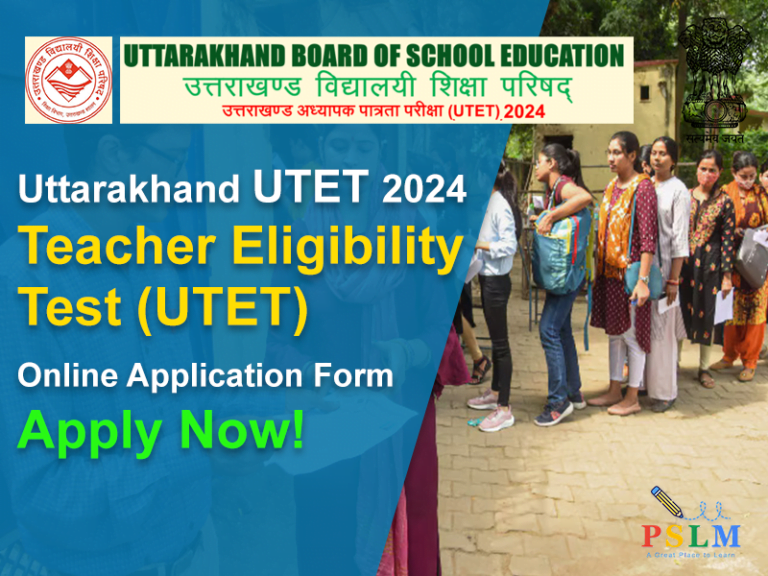 Uttarakhand UTET 2024 Online Application Form