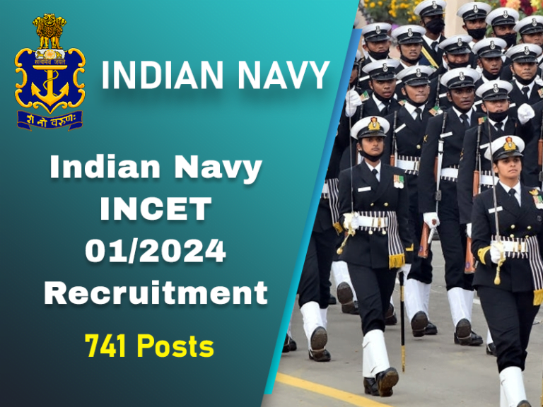 Indian Navy INCET 01/2024 Recruitment