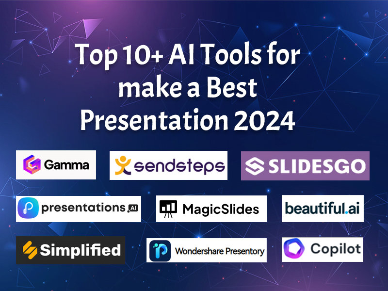 Top 10+ AI Tools for make a Best Presentation 2024