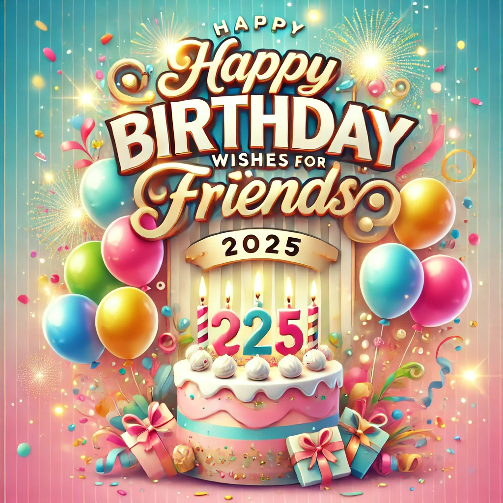 Top 50 Happy Birthday Wishes for Friend 2025