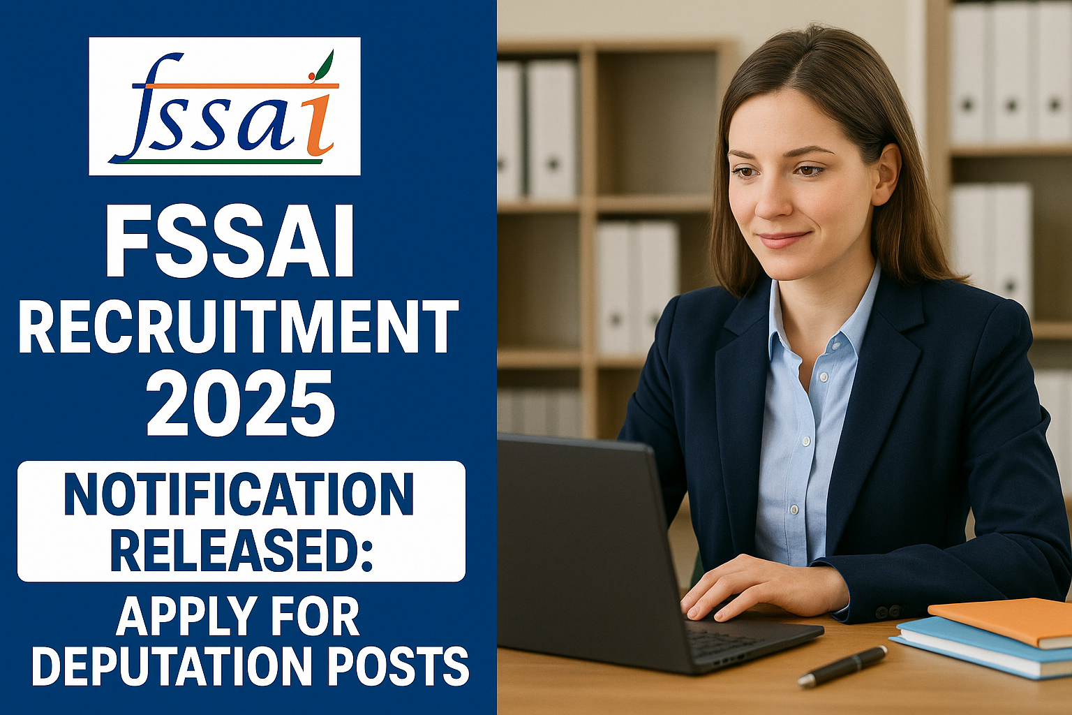 FSSAI Recruitment 2025 Notification Released: Apply for Deputation Posts