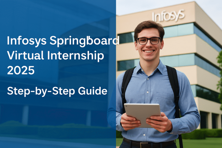 Infosys Springboard Virtual Internship 2025: Step by Step Guide ...